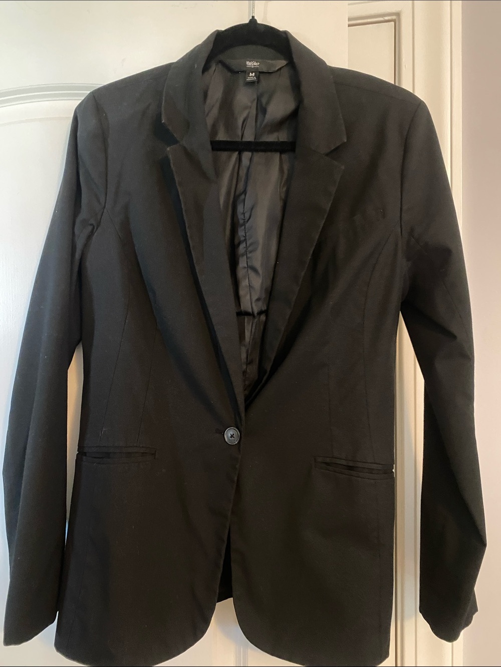 Mossimo Supply Co. Women’s  Black Single-Button Sport Coat